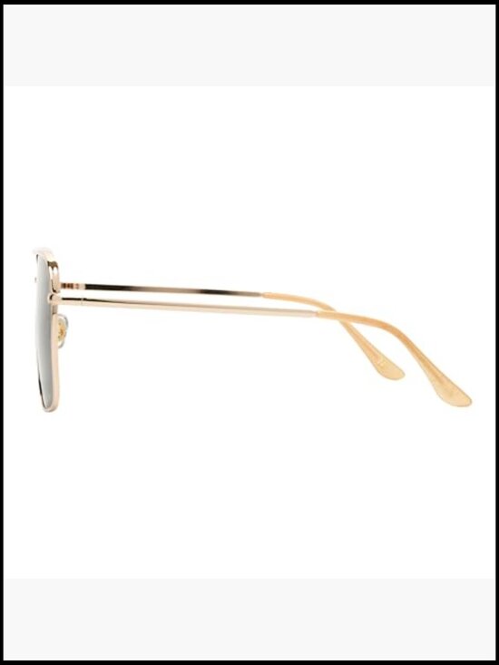 Aviator Sunglasses - Metal Frame, Polycarbonate Lenses, UV Protected